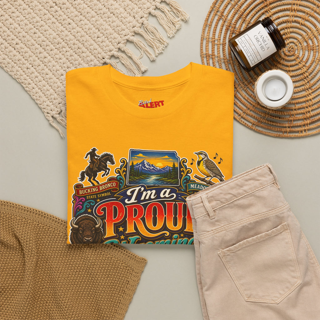 Wyoming Proud Bitch T‑Shirt — Retro State Pride Graphic Tee