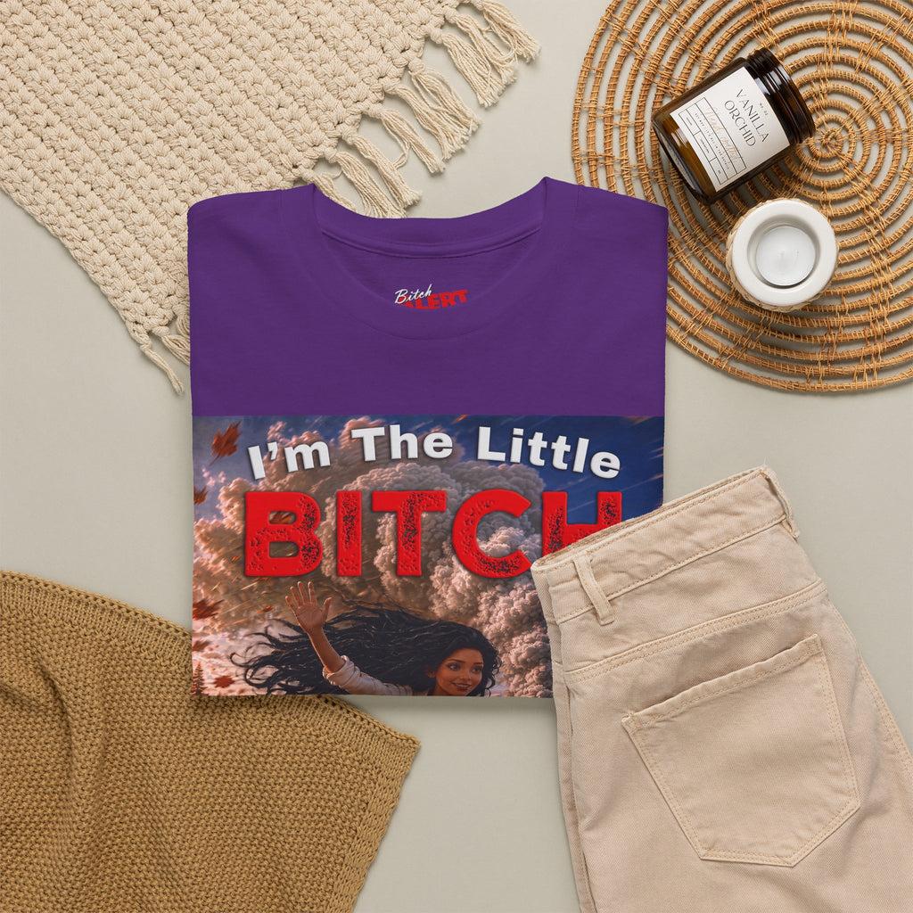 The Little Bitch That Can T‑Shirt - Black Hair