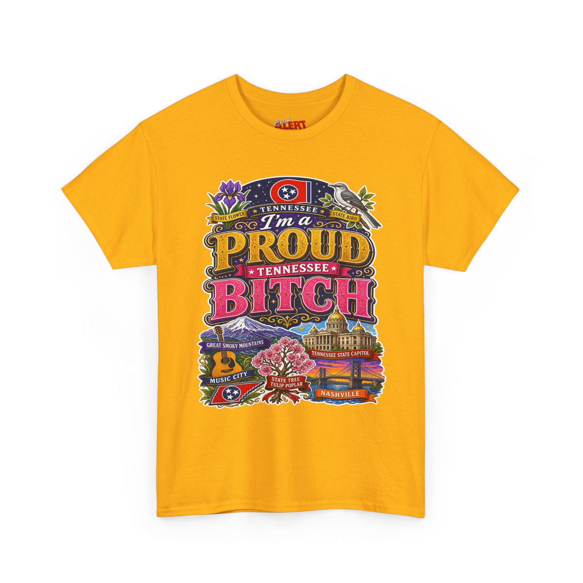 Tennessee Proud Bitch T-Shirt — Bold State Pride Graphic Tee
