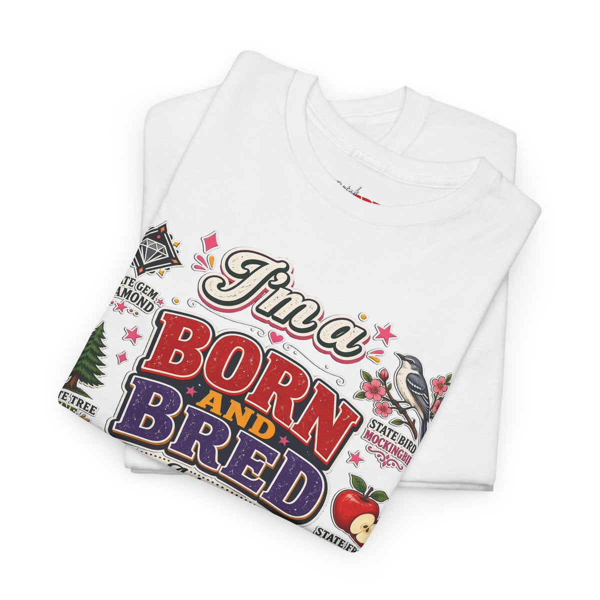 Arkansas Born and Bred Bitch T-Shirt — State Pride Graphic Tee