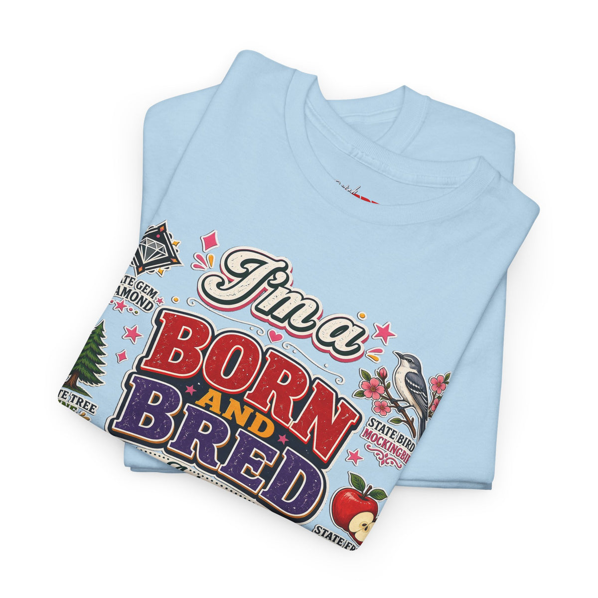 Arkansas Born and Bred Bitch T-Shirt — State Pride Graphic Tee
