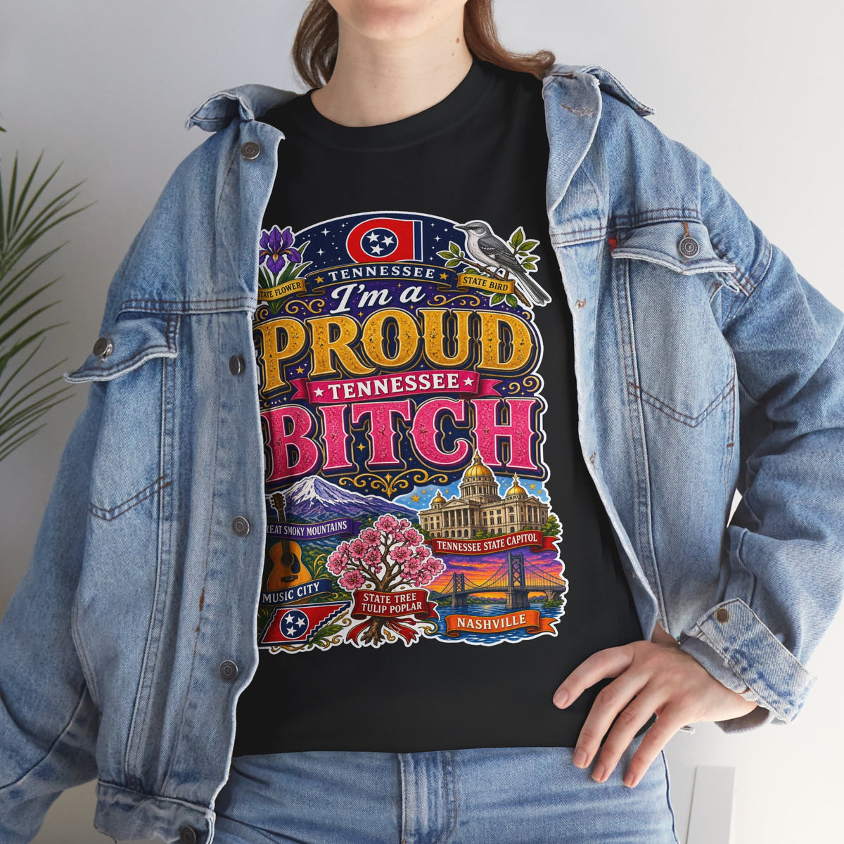 Tennessee Proud Bitch T-Shirt — Bold State Pride Graphic Tee