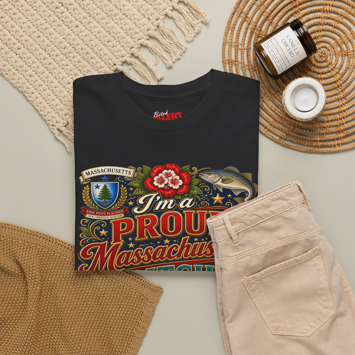 Massachusetts "I'm a Proud Massachusetts Bitch" T-Shirt