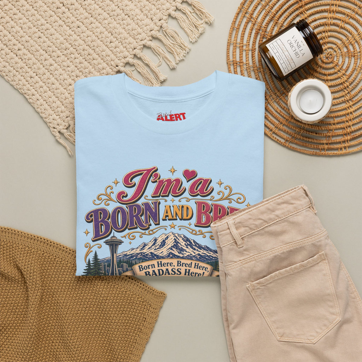 Washington Bitch T-Shirt — I'm a Born and Raised Washington BITCH Tee
