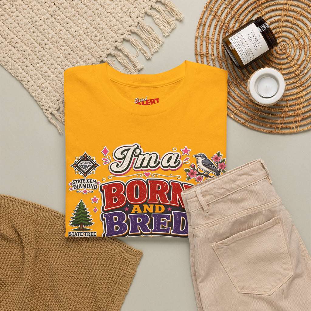 Arkansas Born and Bred Bitch T-Shirt — State Pride Graphic Tee