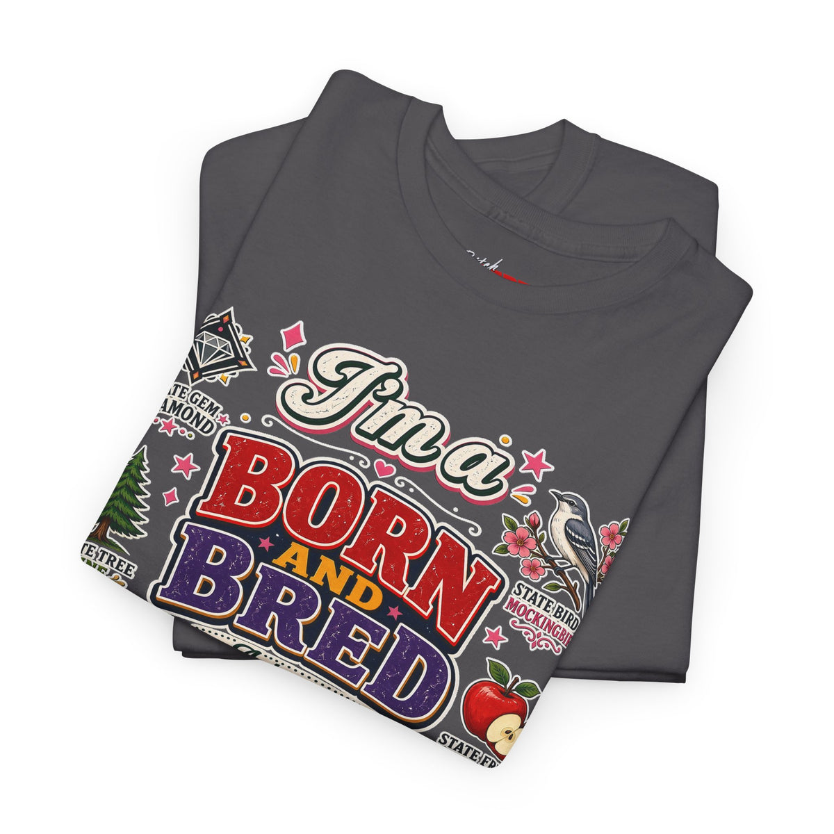Arkansas Born and Bred Bitch T-Shirt — State Pride Graphic Tee