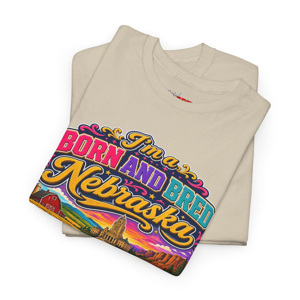 Nebraska "Born and Bred Nebraska Bitch" Tee