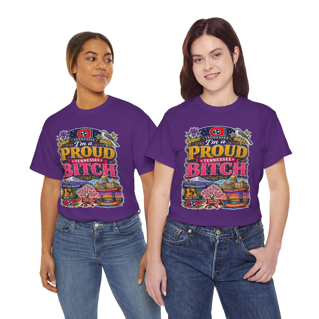Tennessee Proud Bitch T-Shirt — Bold State Pride Graphic Tee