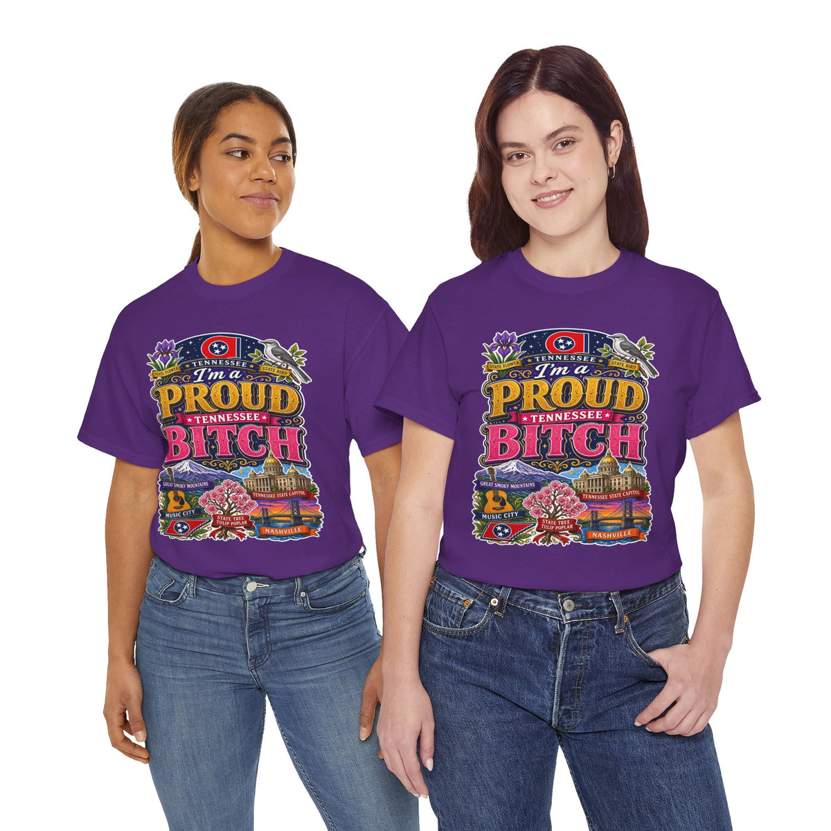 Tennessee Proud Bitch T-Shirt — Bold State Pride Graphic Tee