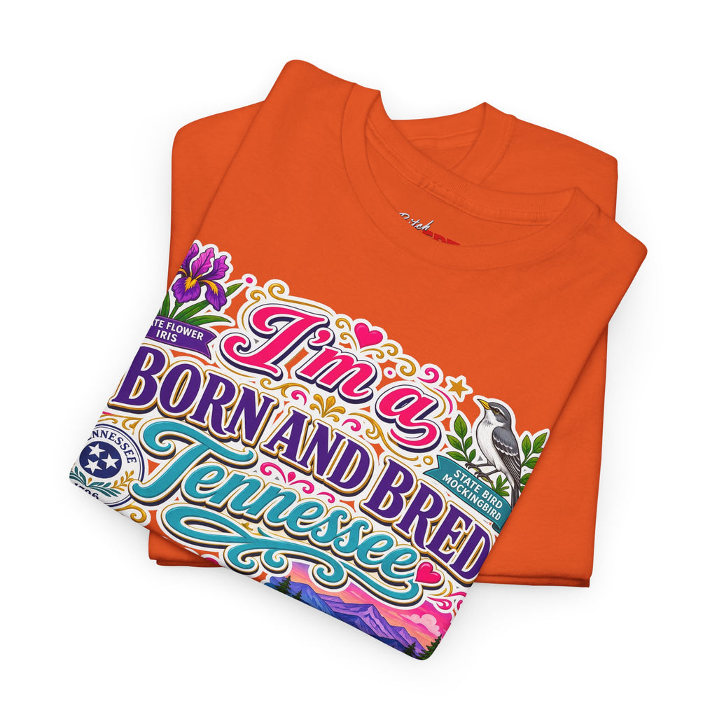 Tennessee Born & Bred Tee — Colorful State Pride Graphic T-Shirt