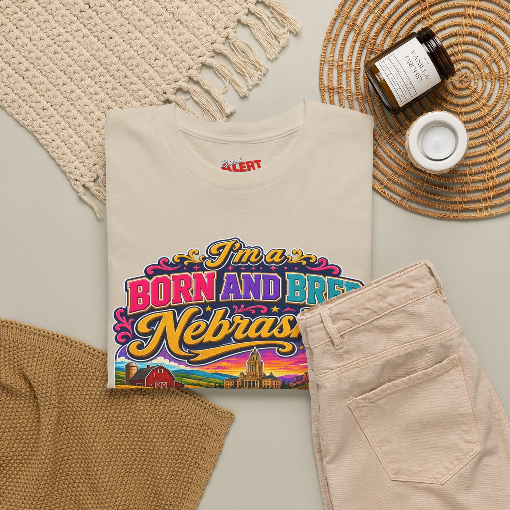 Nebraska "Born and Bred Nebraska Bitch" Tee
