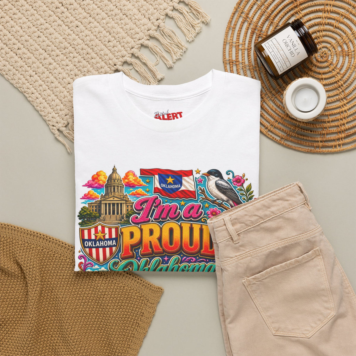 Oklahoma Proud T-Shirt — I’m a Proud Oklahoma Bitch Graphic Tee