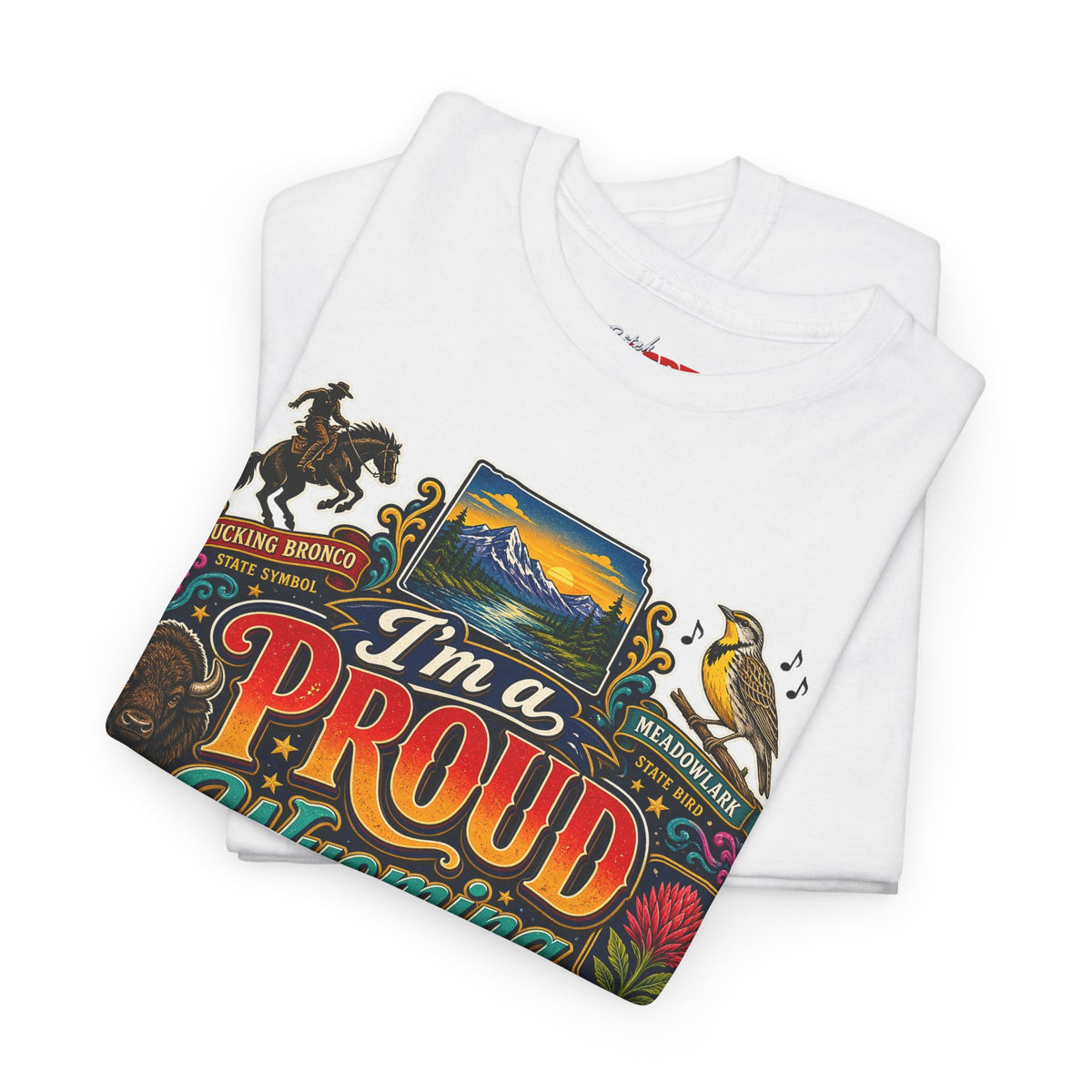 Wyoming Proud Bitch T‑Shirt — Retro State Pride Graphic Tee