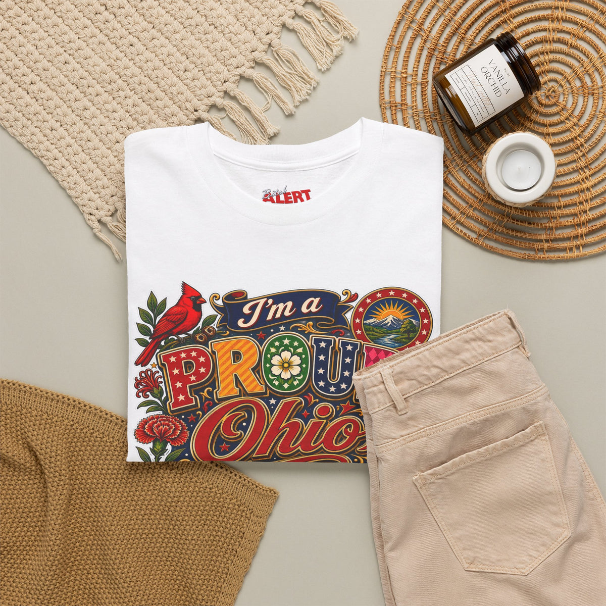 Ohio Proud T-Shirt — "I'm a Proud Ohio Bitch" Graphic Tee