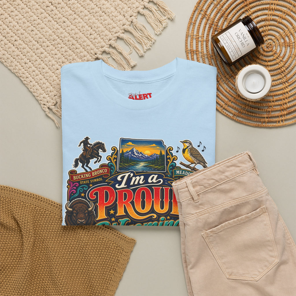 Wyoming Proud Bitch T‑Shirt — Retro State Pride Graphic Tee
