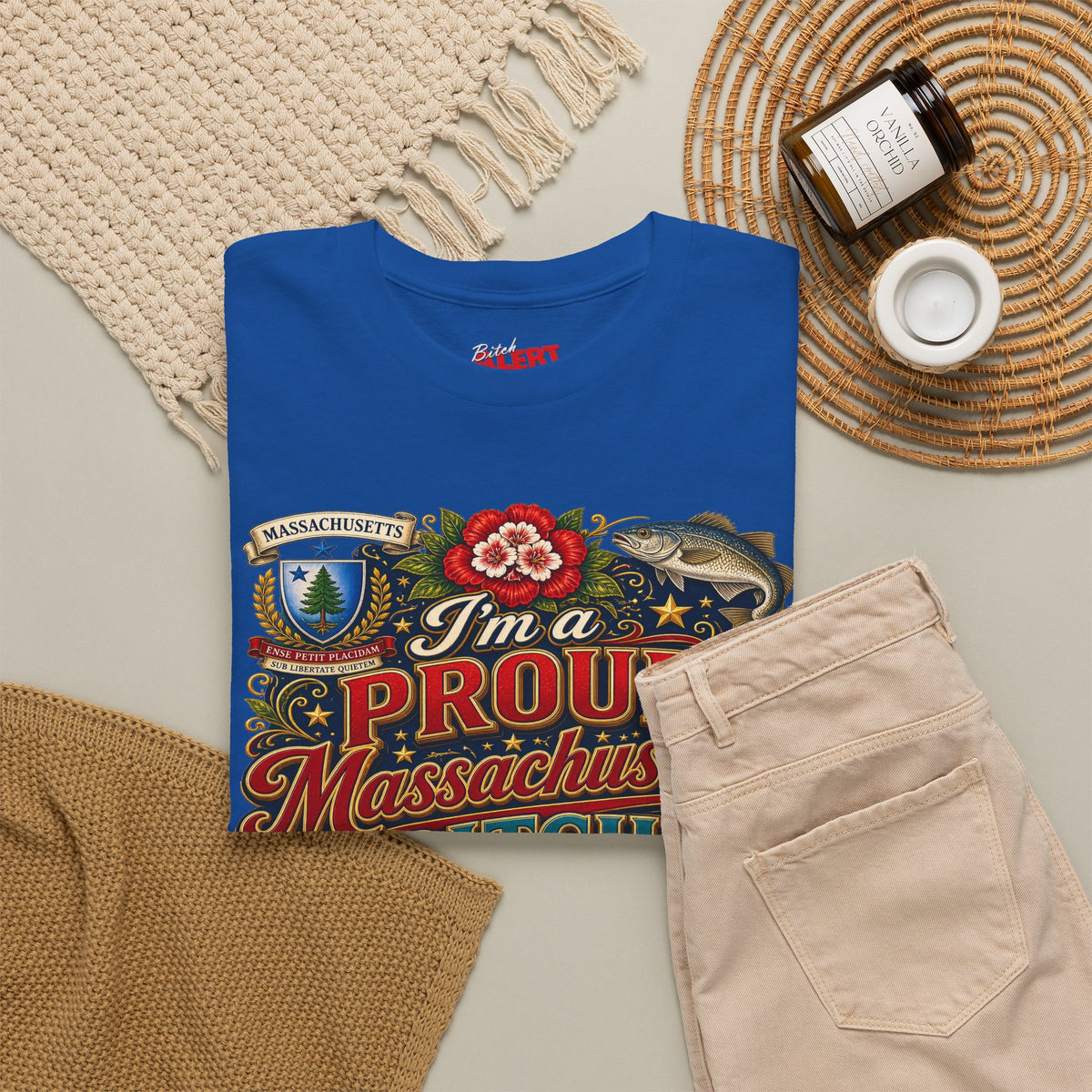 Massachusetts "I'm a Proud Massachusetts Bitch" T-Shirt