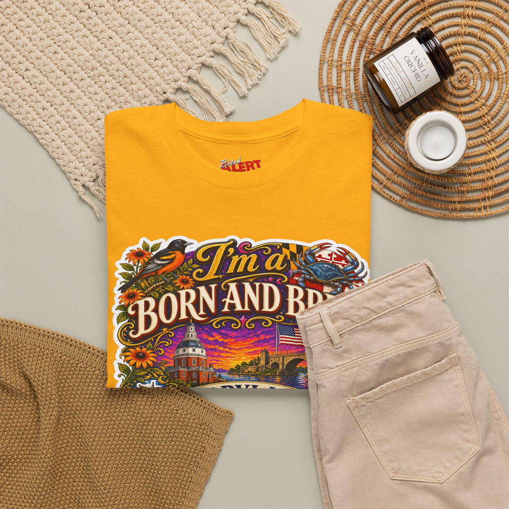 Maryland Born and Bred Tee — "I’m a Born and Bred Maryland Bitch" Graphic T-Shirt