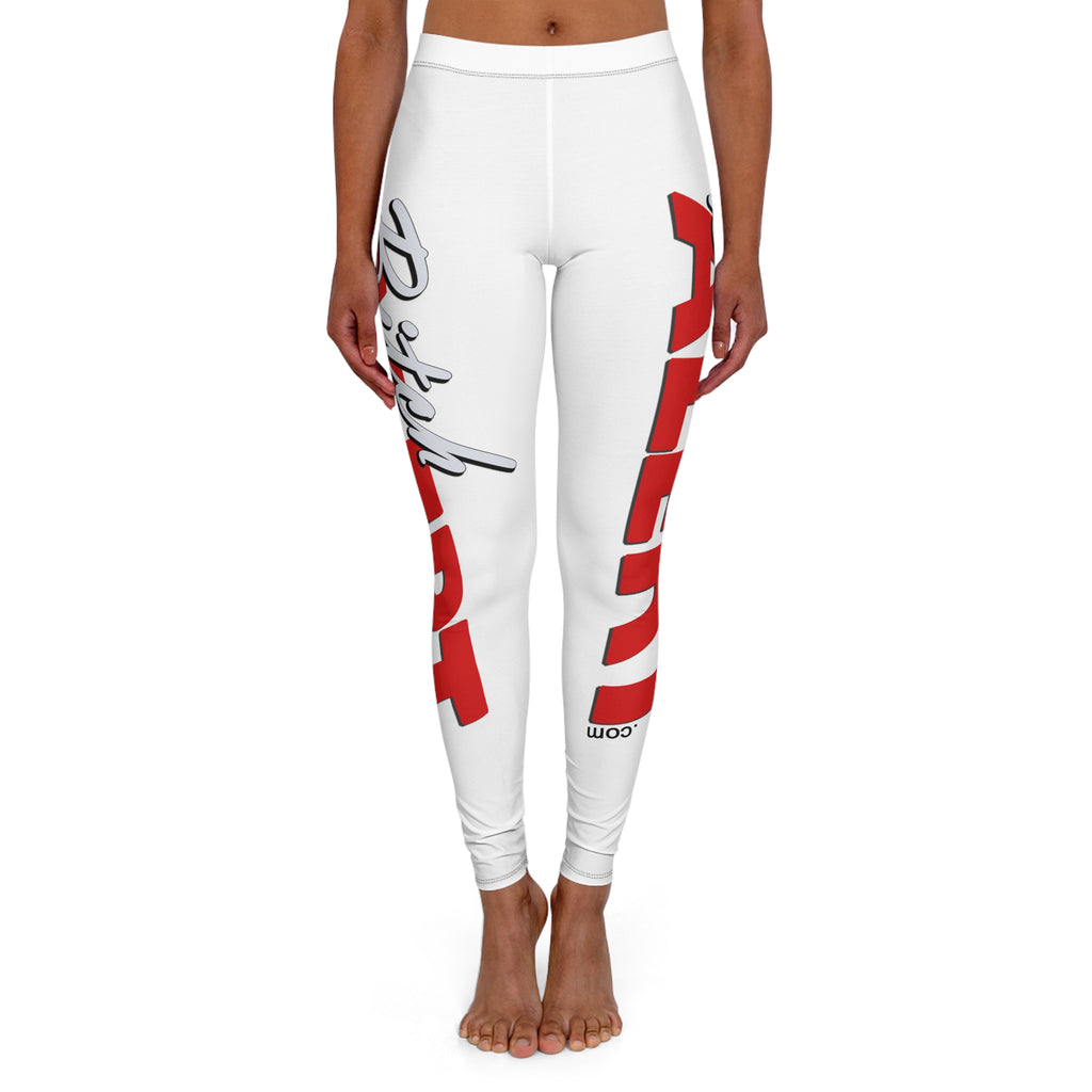 Bitch Alert Women's Casual Spandex Leggings (AOP)