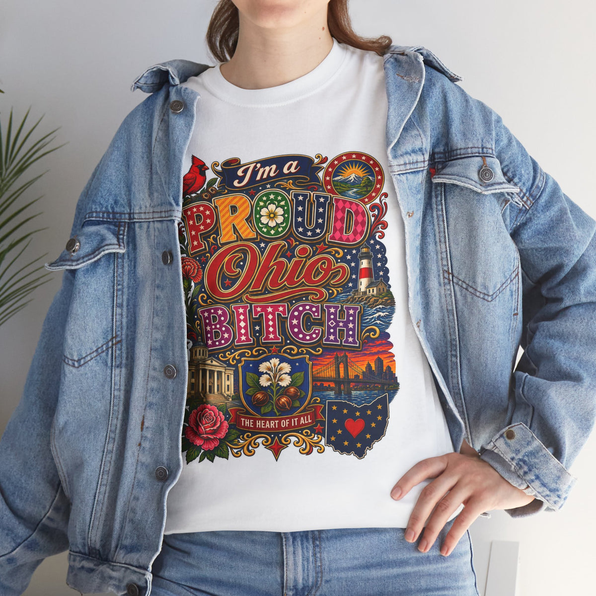 Ohio Proud T-Shirt — "I'm a Proud Ohio Bitch" Graphic Tee