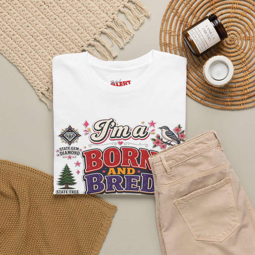 Arkansas Born and Bred Bitch T-Shirt — State Pride Graphic Tee